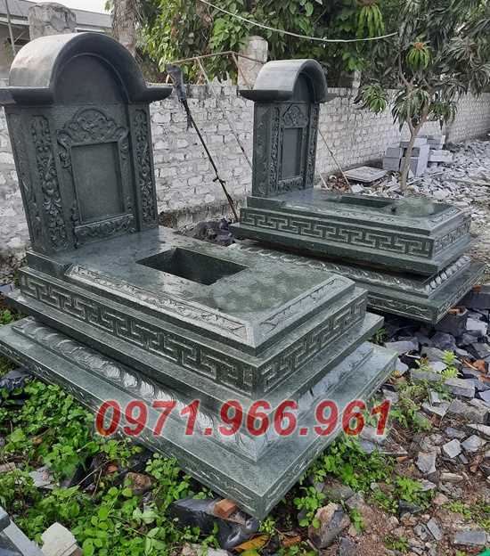 mẫu mộ đá xanh, đơn giản đẹp bán kiên giang + mộ đá gia tộc dòng họ