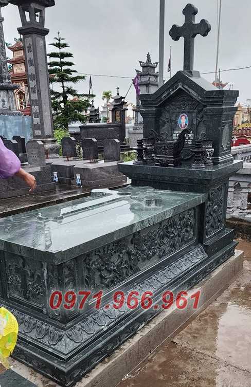 mẫu mộ đá xanh, đơn giản đẹp bán kiên giang + mộ đá gia tộc dòng họ