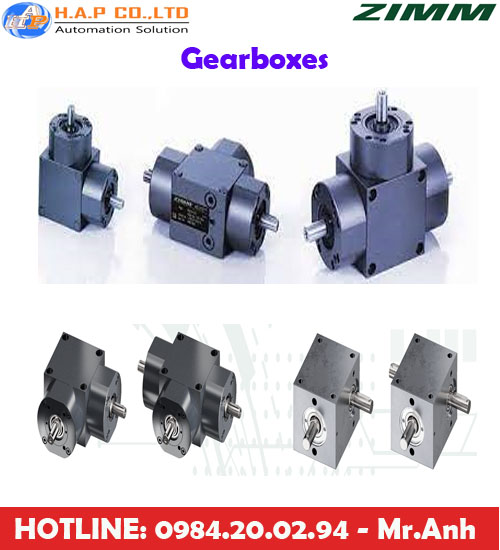 hộp số công nghiệp ZIMM tại việt nam, hộp số ZIMM