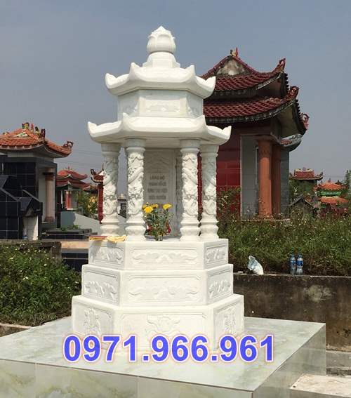 mẫu mộ tháp chùa bằng đá để tro cốt đẹp bán vĩnh long 5655