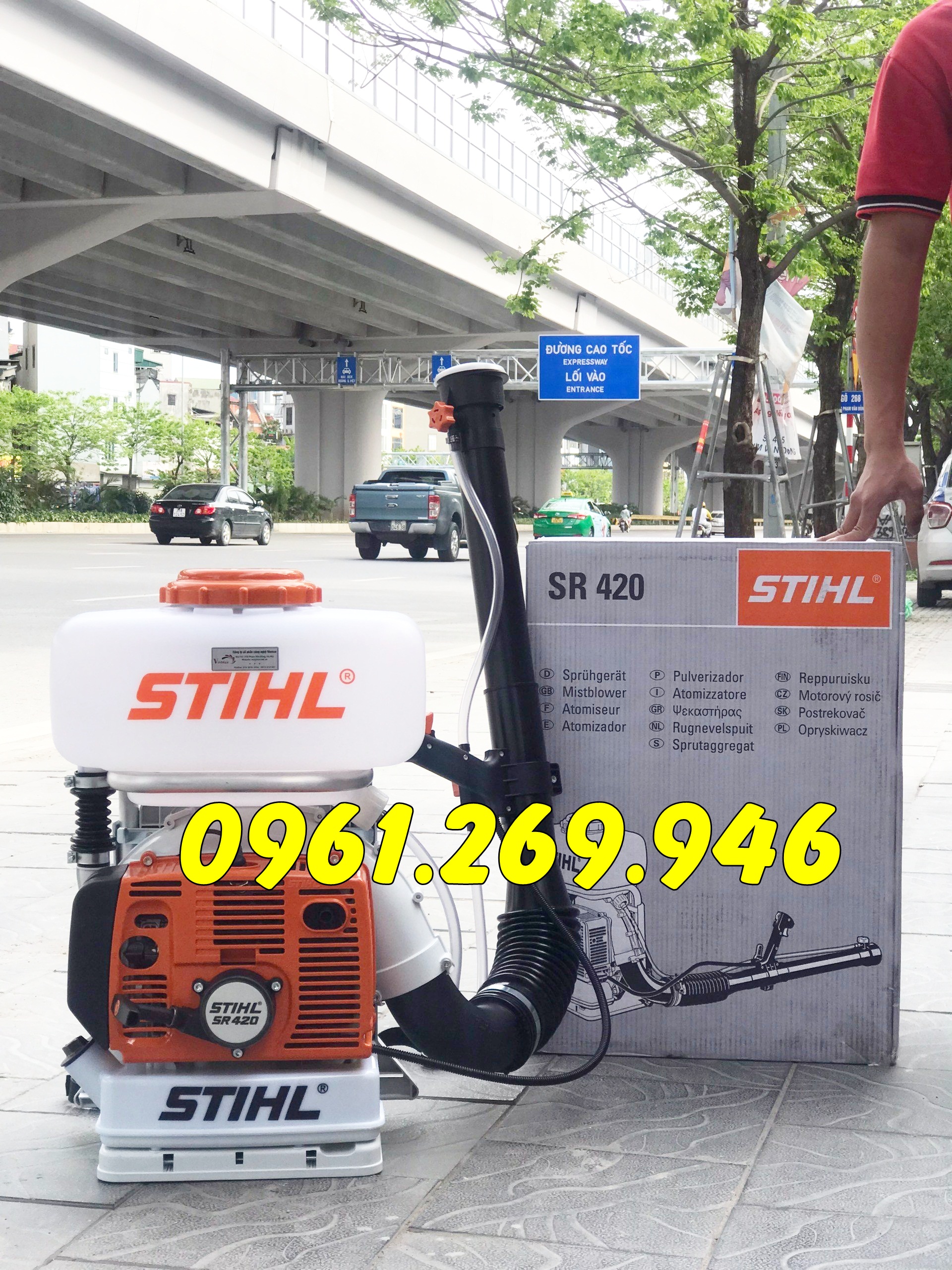 Máy phun thuốc khử trùng, phun thuốc muỗi Stihl Sr420 cho trường học
