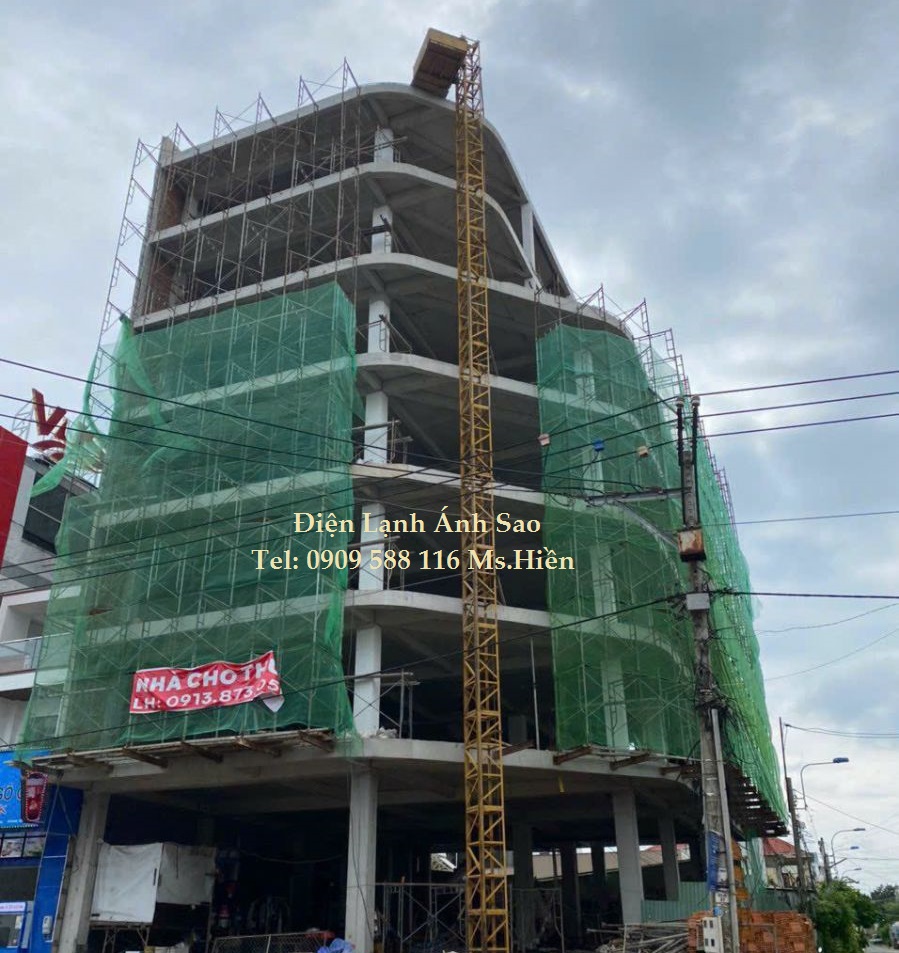 Thi công đường ống chờ máy lạnh văn phòng cho thuê tại Long Khánh
