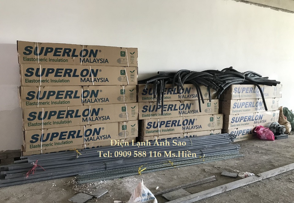 Thi công đường ống chờ máy lạnh văn phòng cho thuê tại Long Khánh