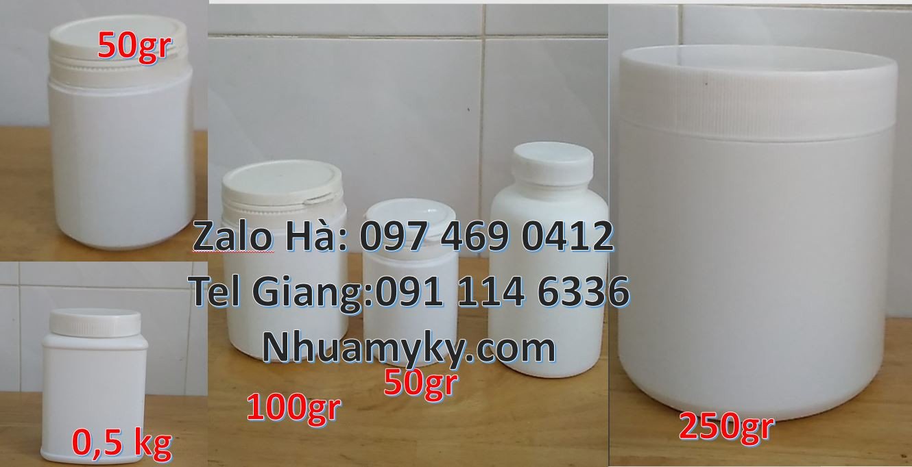 Bán hũ nhựa hdpe đựng hóa chất,hũ nhựa 100g đựng mỹ phẩm giá rẻ hcm