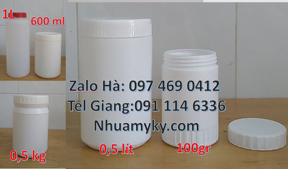 Bán hũ nhựa hdpe đựng hóa chất,hũ nhựa 100g đựng mỹ phẩm giá rẻ hcm