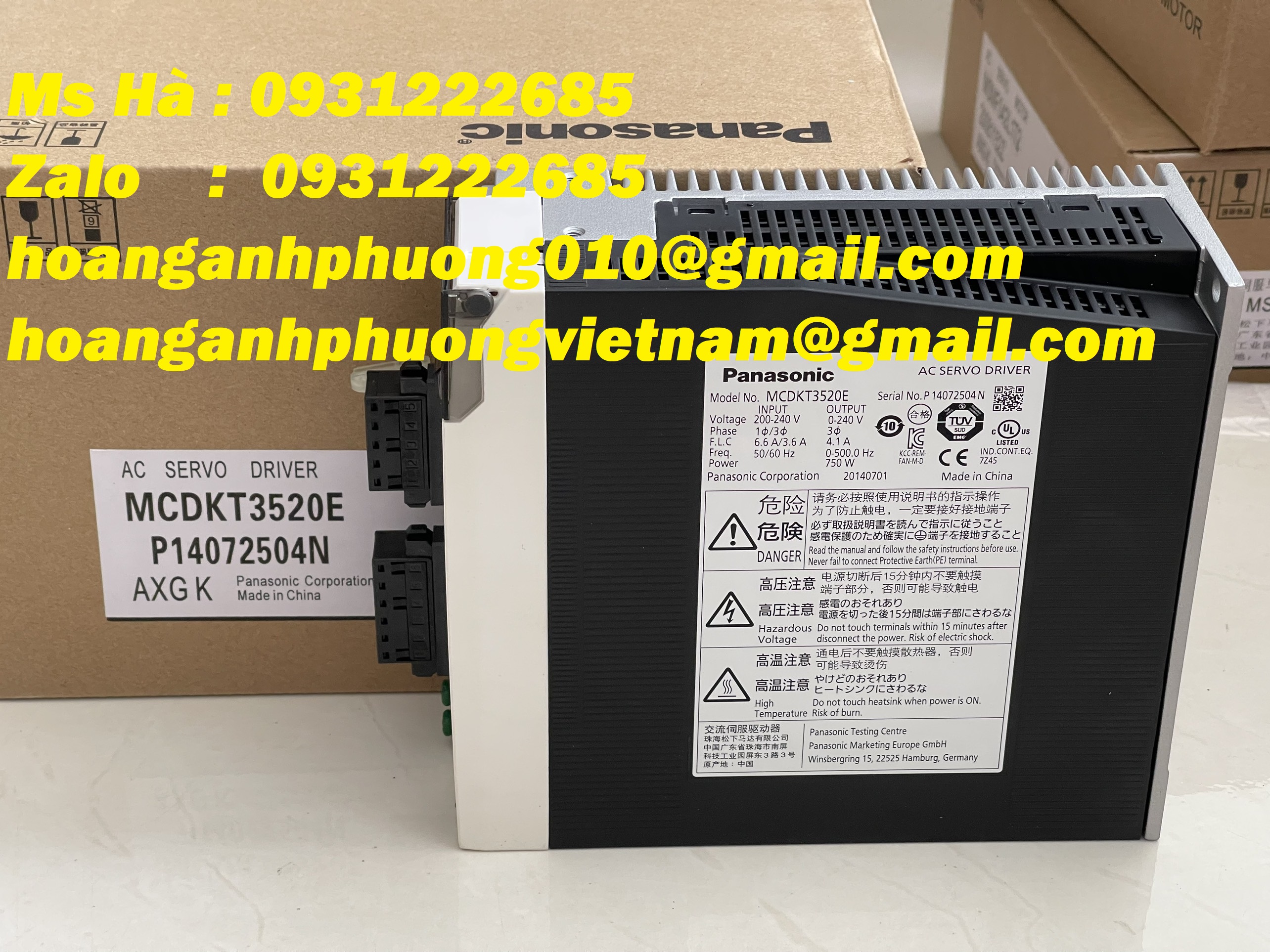 Driver nhập khẩu giá tốt panasonic MCDKT3520E mới 100%