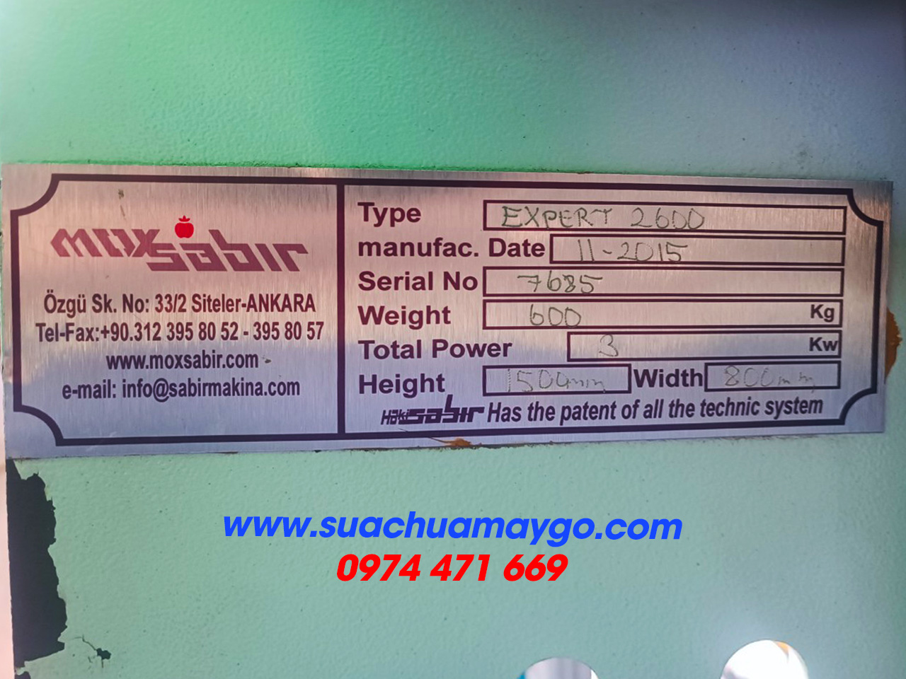 THANH LÝ MÁY DÁN DẠNH TỰ ĐỘNG EXPRET-2600 CŨ GIÁ RẺ TẠI THỦ ĐỨC