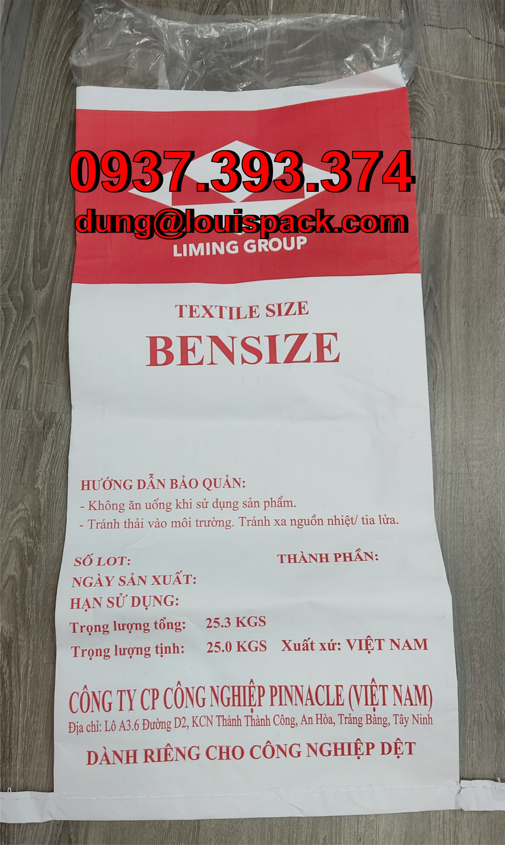 Bao giấy KP đựng hạt nhựa