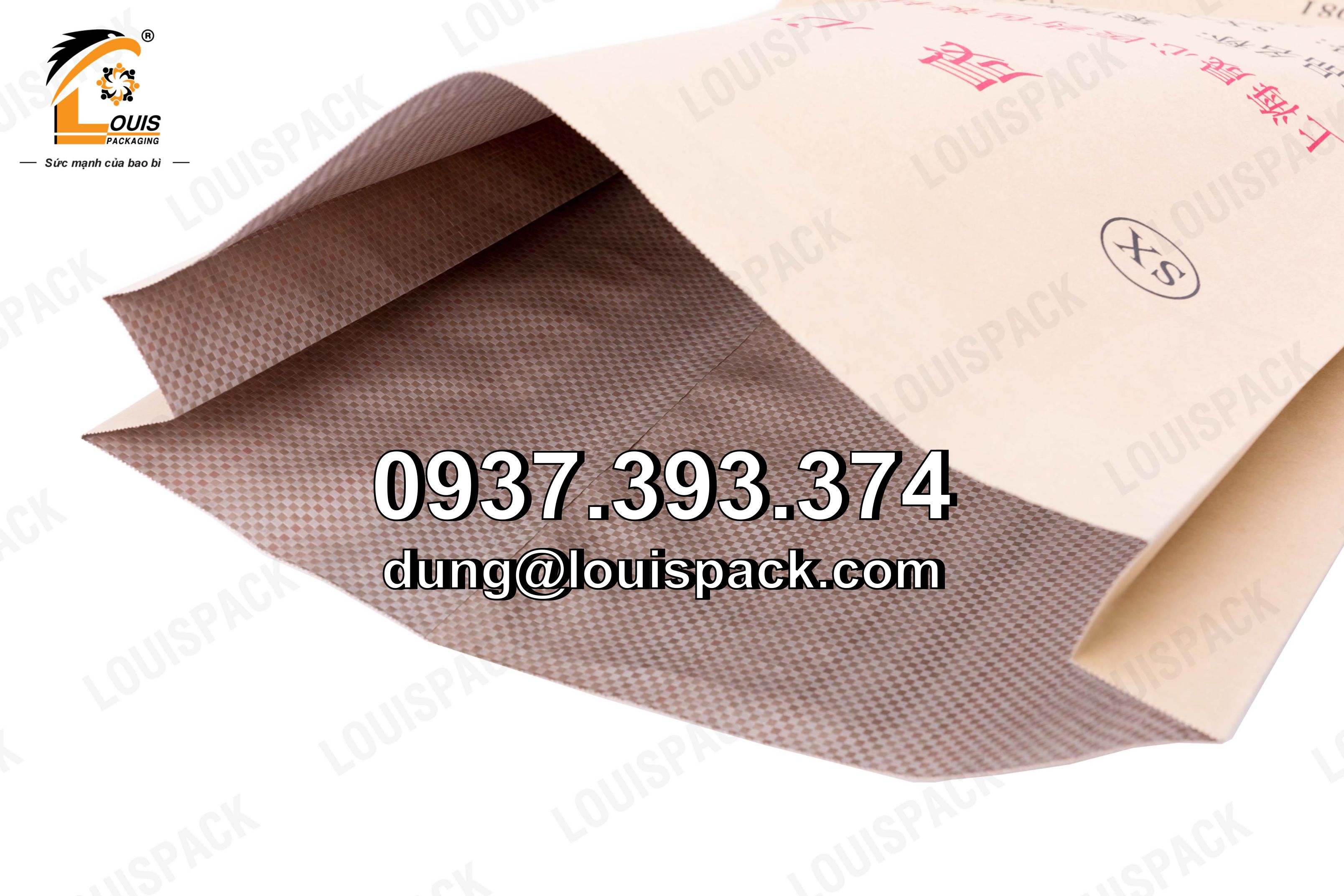 Bao giấy KP đựng hạt nhựa