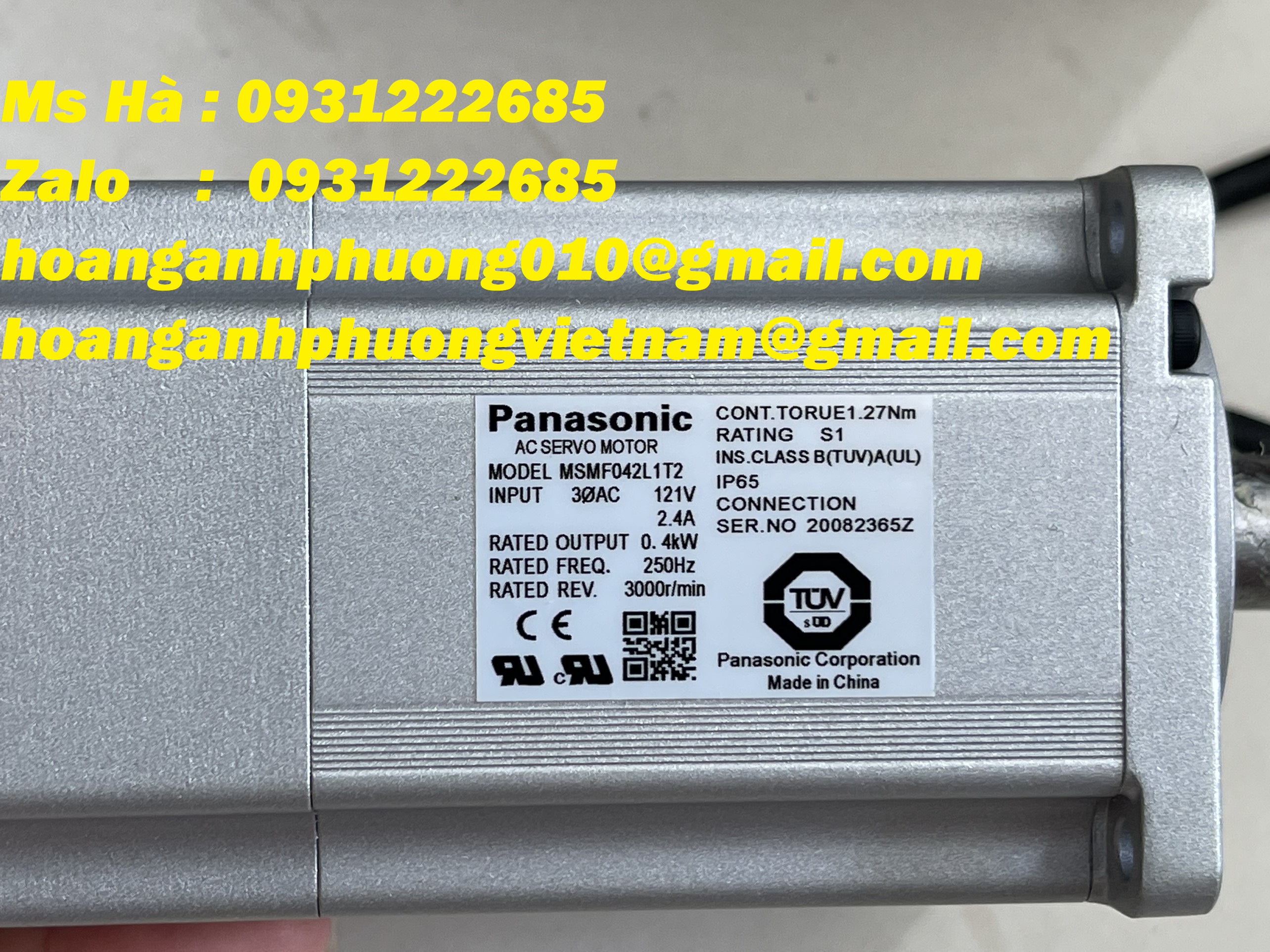 Panasonic chính hãng MSMF042L1T2 dòng động cơ hàng mới