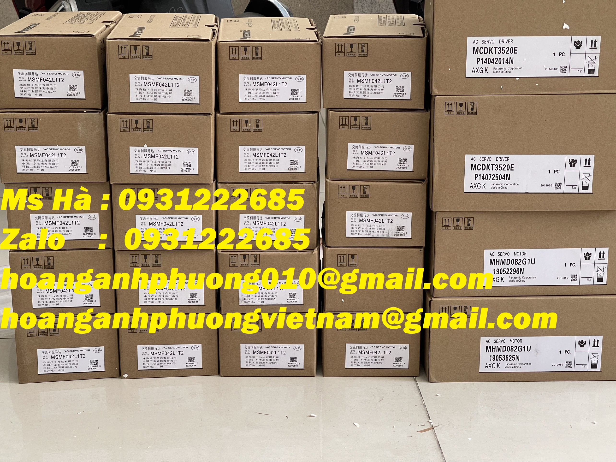 Panasonic chính hãng MSMF042L1T2 dòng động cơ hàng mới