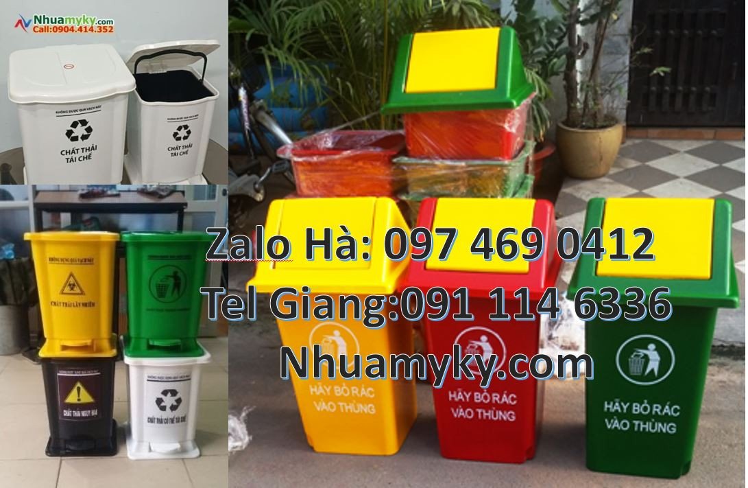 Bán thùng rác y tế 15l có nắp đậy đạp chân,thùng rác y tế 60l giá rẻ