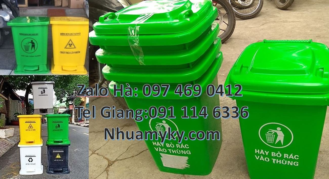 Bán thùng rác y tế 15l có nắp đậy đạp chân,thùng rác y tế 60l giá rẻ