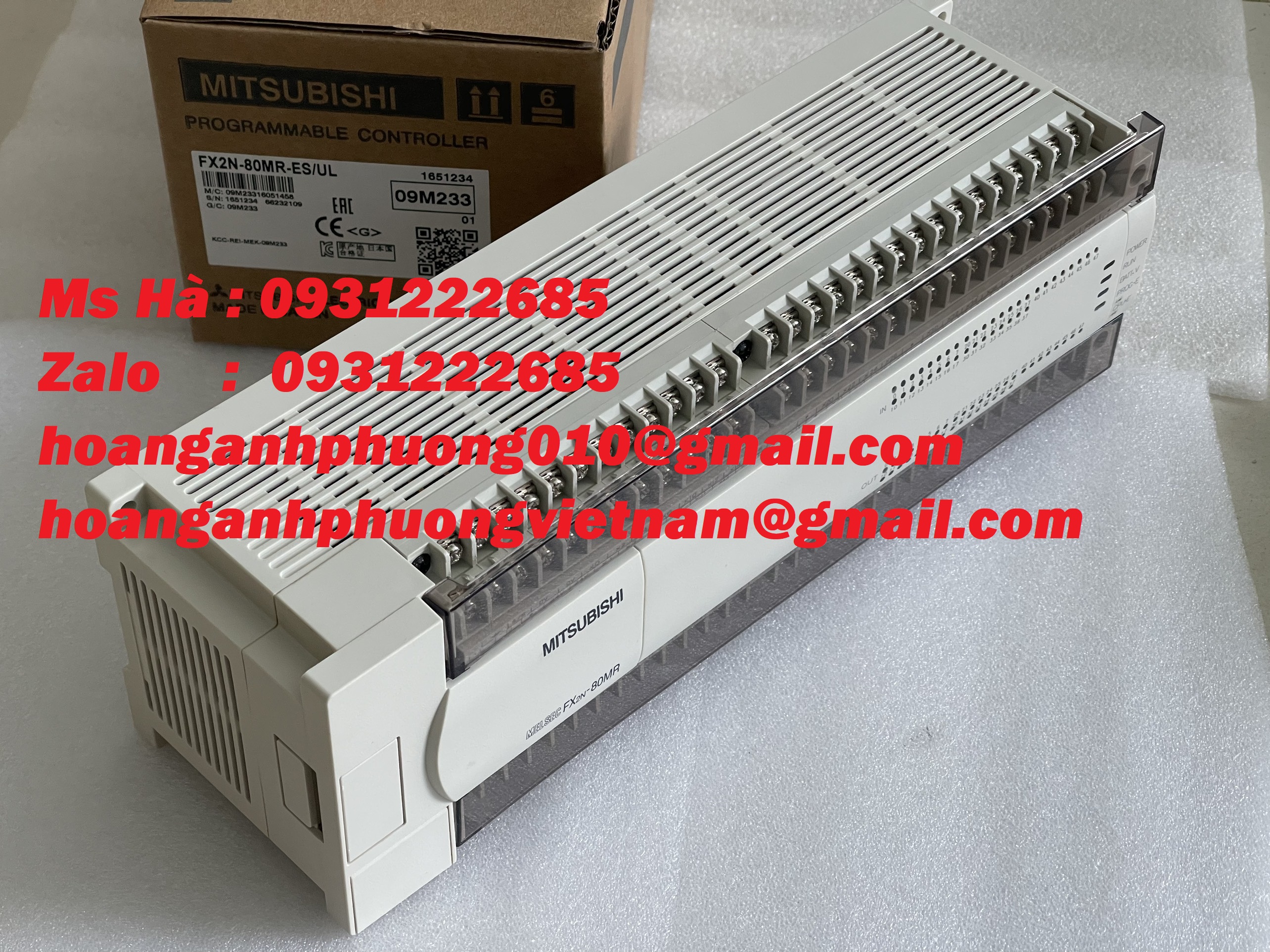 FX2N-80MR-ES/UL  bộ lập trình PLC  bảo hành chính hãng