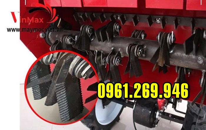 Máy cắt cỏ trục băm đường cắt 60cm động cơ xăng 15HP TBX60
