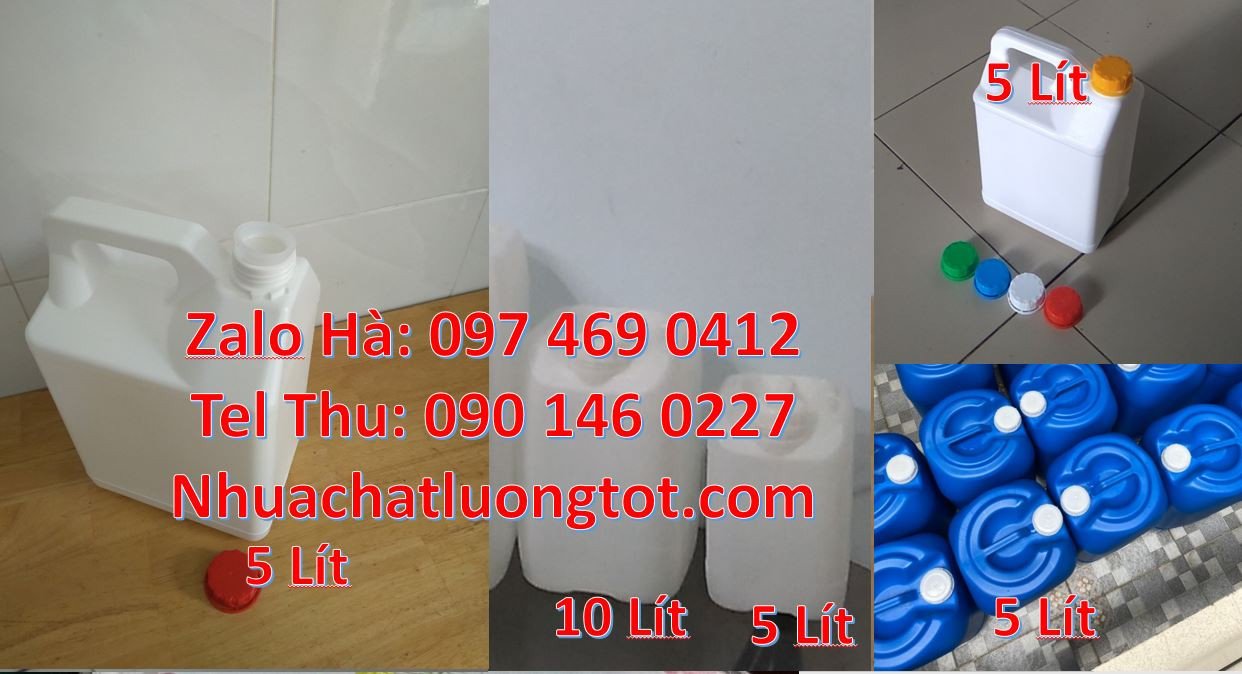 Bán can nhựa cỡ nhỏ đựng thực phẩm mắm ruốc,can nhựa 5l đựng xà phòng