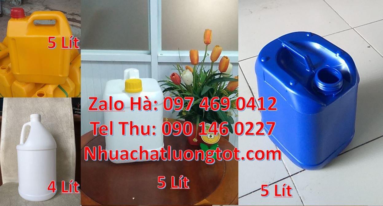 Bán can nhựa cỡ nhỏ đựng thực phẩm mắm ruốc,can nhựa 5l đựng xà phòng
