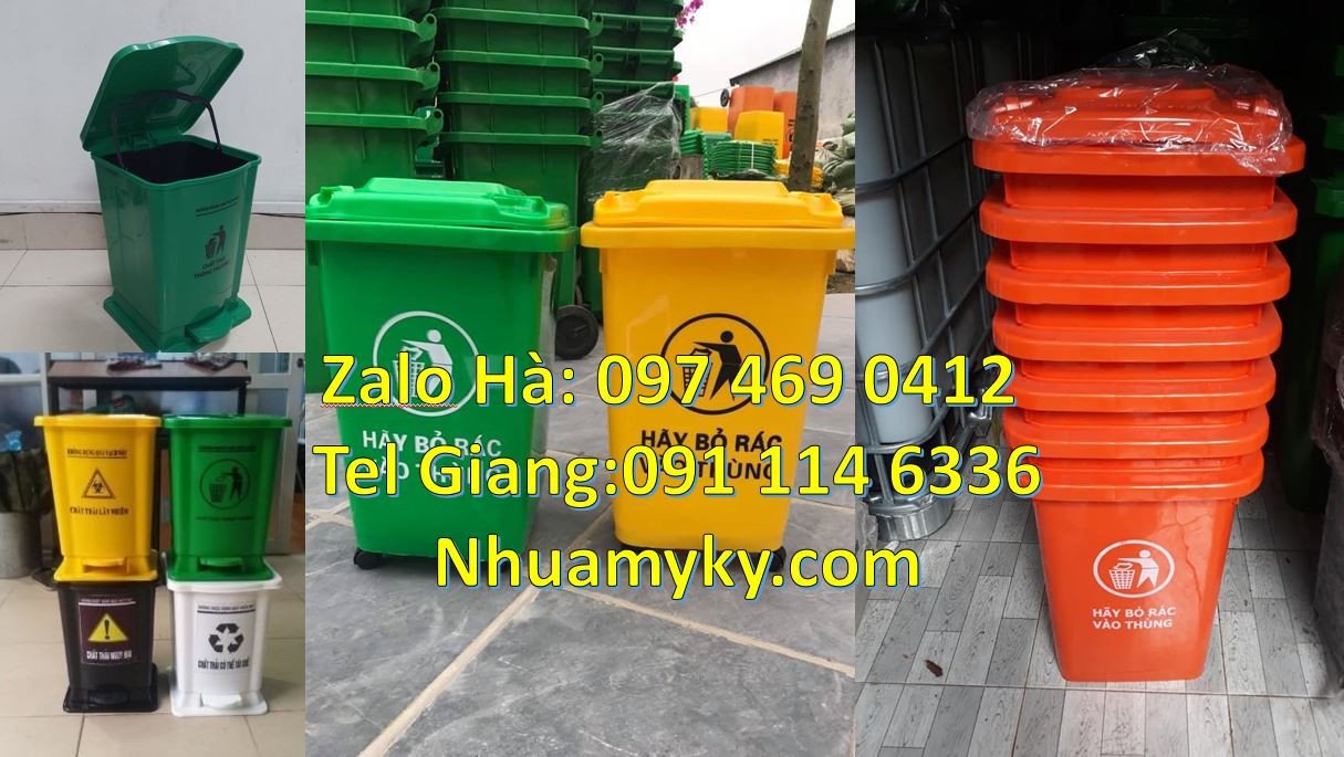 Bán thùng rác y tế 15l có nắp đậy,thùng rác y tế 60l có đạp chân giá r