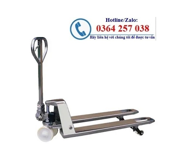 Xe nâng tay thấp inox, giải pháp kho lạnh và chế biến hải sản
