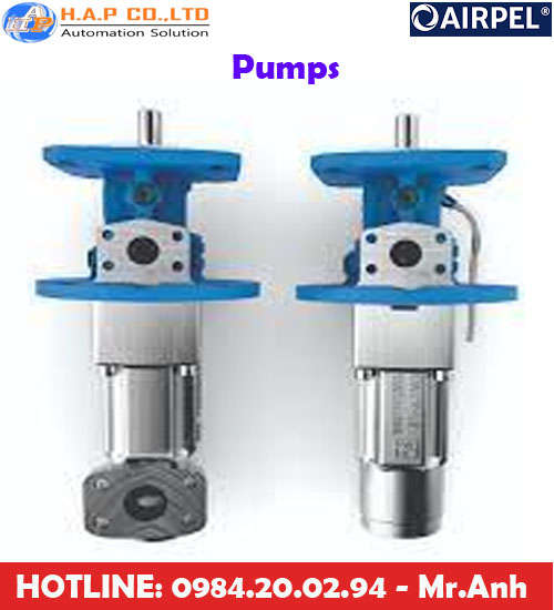 bơm trục vít airpel tại việt nam, bơm airpel