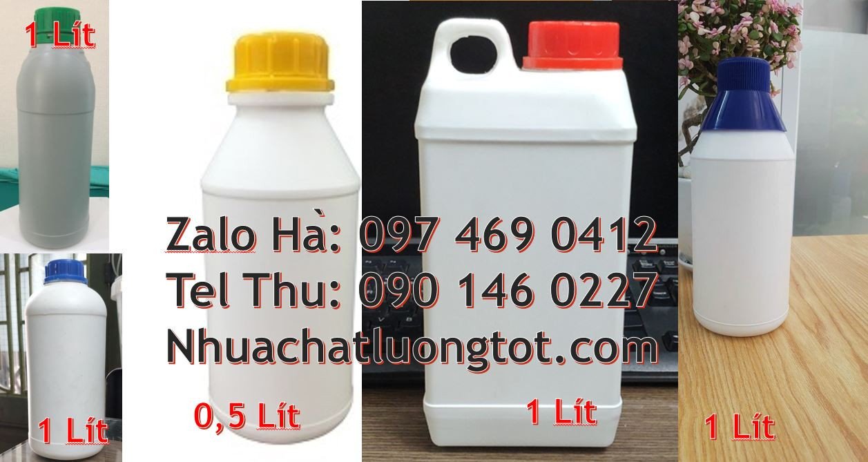 Bán chai nhựa 1l có nắp thoát khí,chai nhựa hdpe 0.5l màu trắng đục