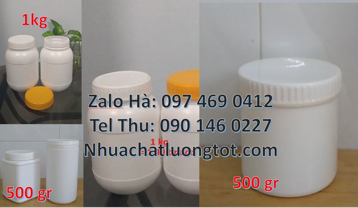 Bán hũ nhựa 500g đựng sữa tắm,hũ nhựa 200g đựng gia vị thực phẩm giá r