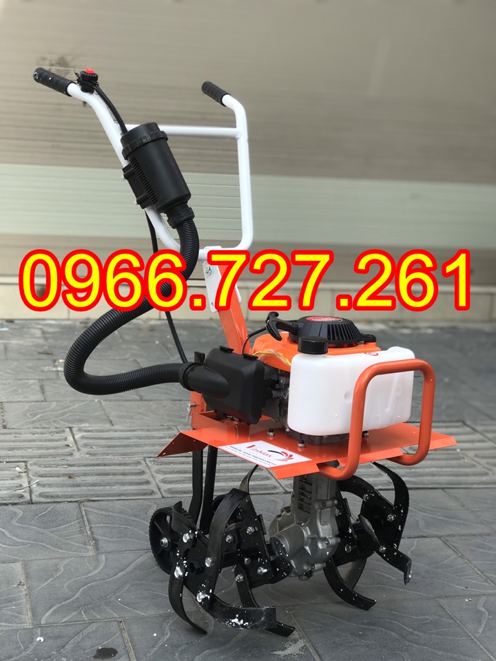 Máy xới đất, lên luống tạo rãnh, kết hợp sạc cỏ
