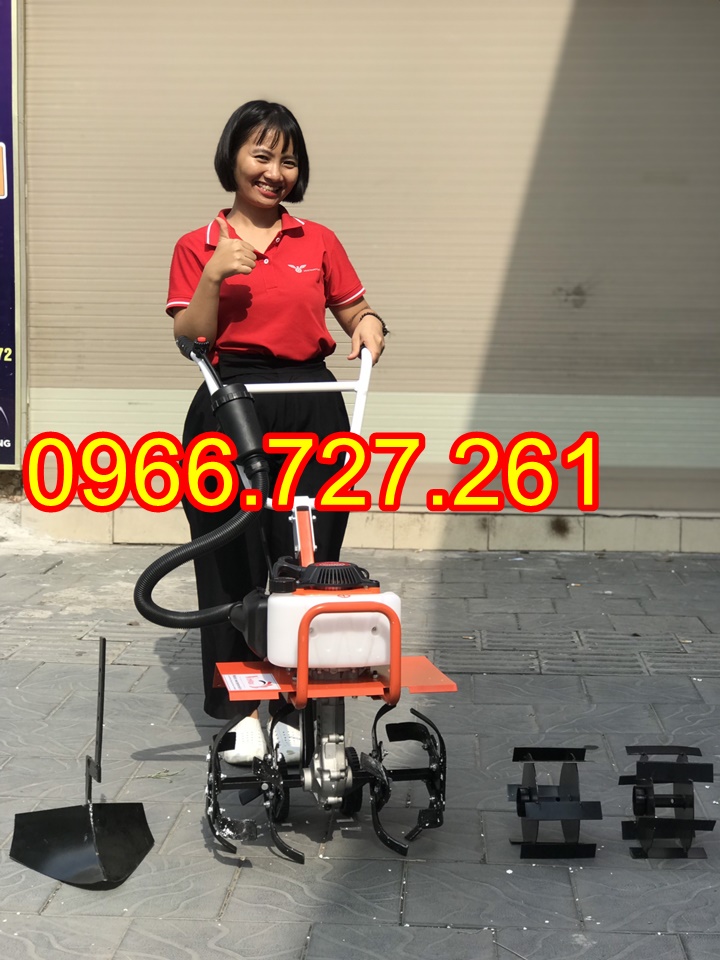 Máy xới đất, lên luống tạo rãnh, kết hợp sạc cỏ