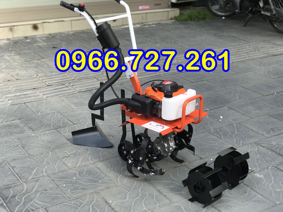 Máy xới đất, lên luống tạo rãnh, kết hợp sạc cỏ
