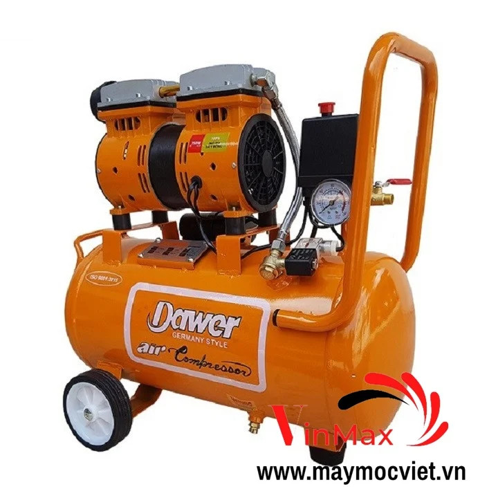 Máy nén khí 30L công suất 750W không dầu DAWER