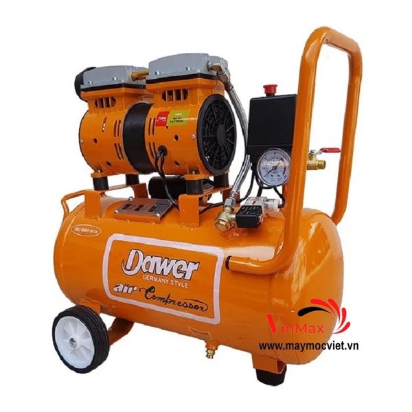 Máy nén khí 30L công suất 750W không dầu DAWER