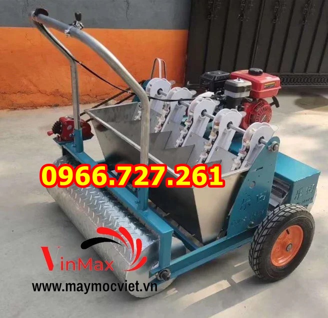 Máy trồng tỏi 4 hàng công nghiệp