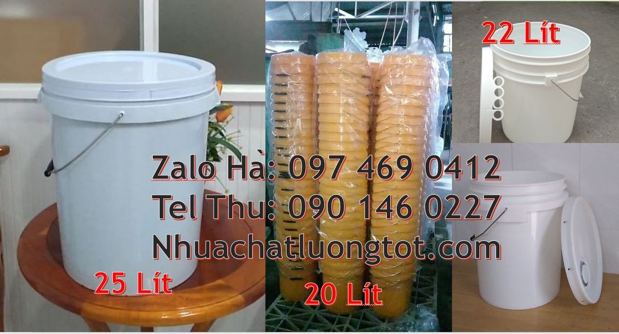 Bán vỏ thùng đựng sơn 25l  quai sắt,thùng đựng sơn 18l đựng nước sinh