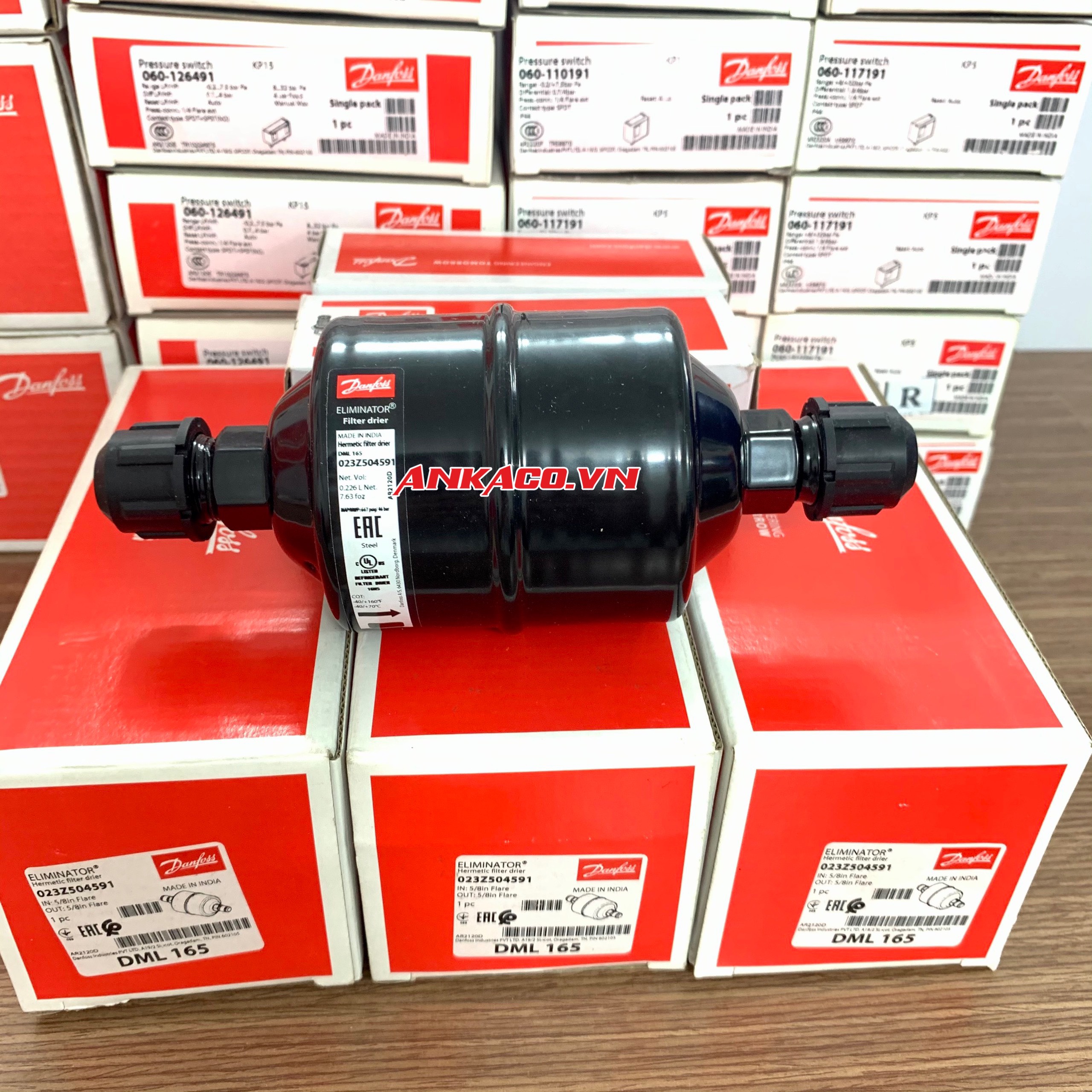 bán phin lọc danfoss DML 165 GIÁ SIÊU ƯU ĐÃI
