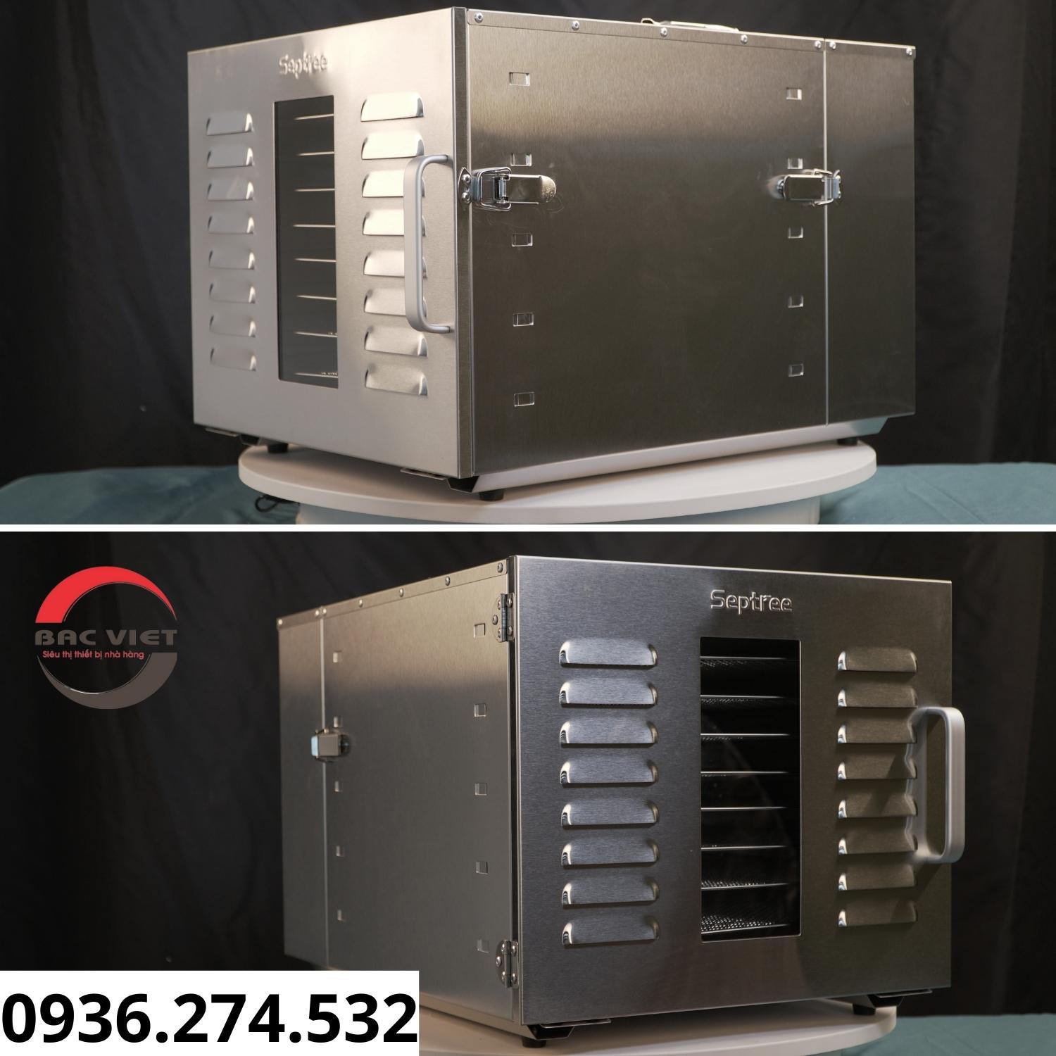 May sấy 10 khay septre: thiết bị không thể thiếu trong ngày thực phẩm