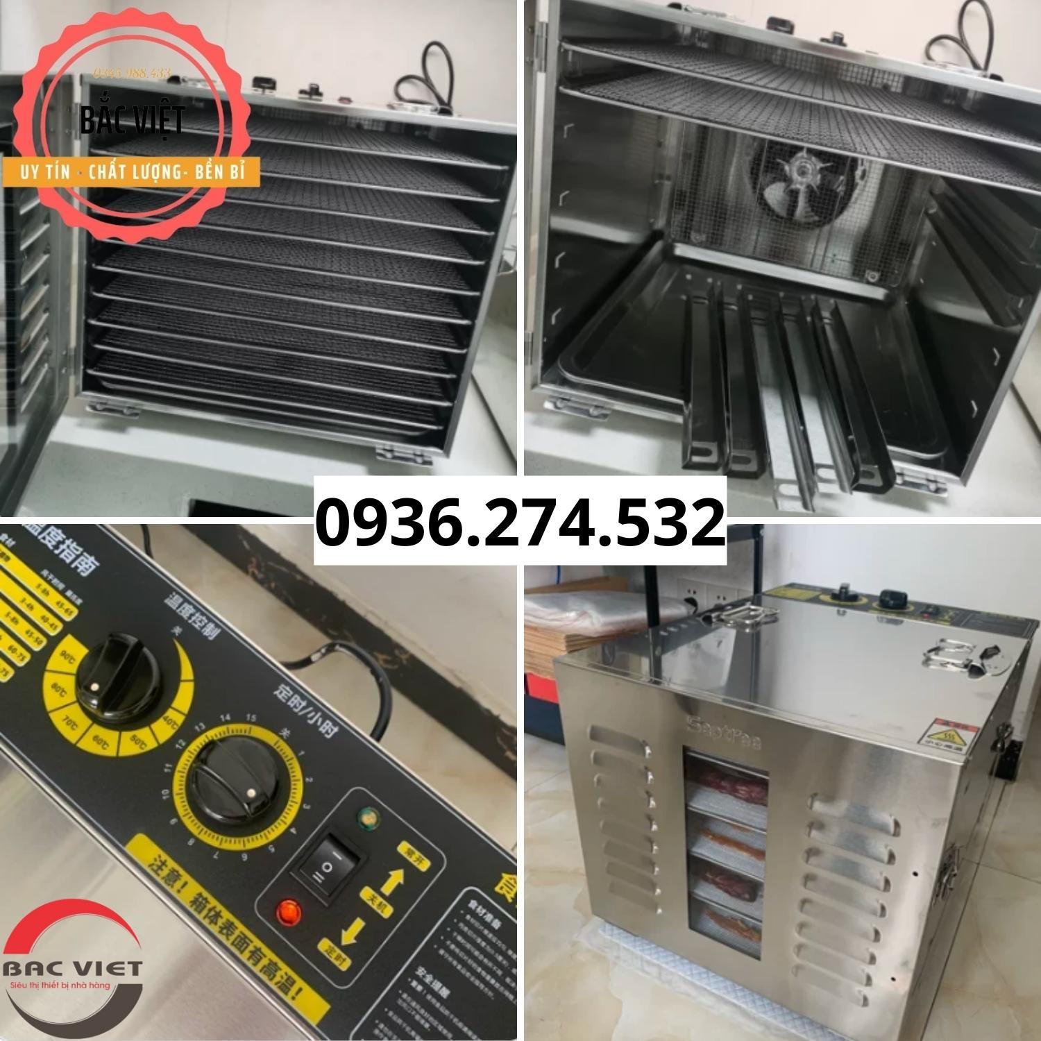 May sấy 10 khay septre: thiết bị không thể thiếu trong ngày thực phẩm