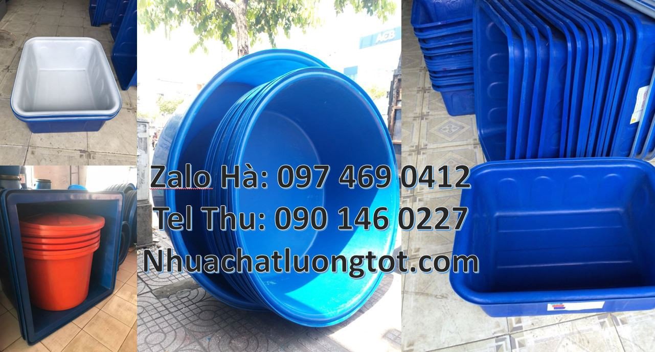 Bán thùng nhựa tròn dung tích lớn 2000l,thùng nhựa hình chứ nhật 1000l