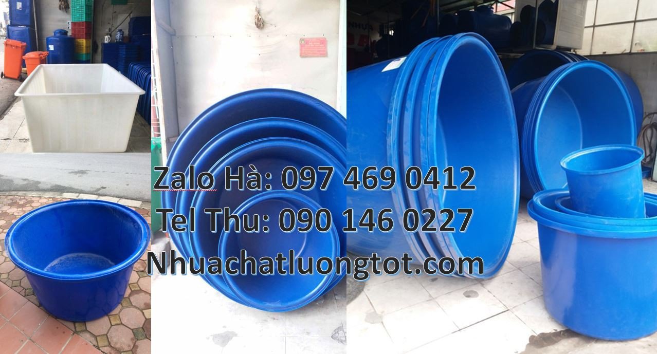 Bán thùng nhựa tròn dung tích lớn 2000l,thùng nhựa hình chứ nhật 1000l
