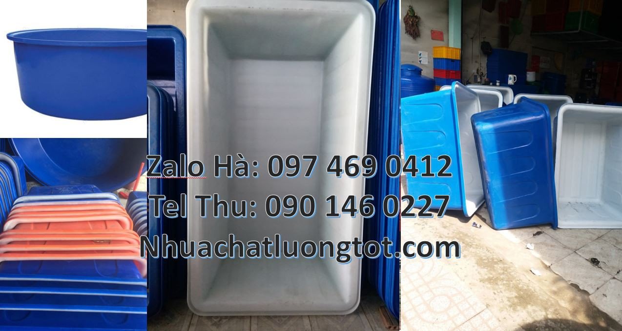 Bán thùng nhựa tròn dung tích lớn 2000l,thùng nhựa hình chứ nhật 1000l