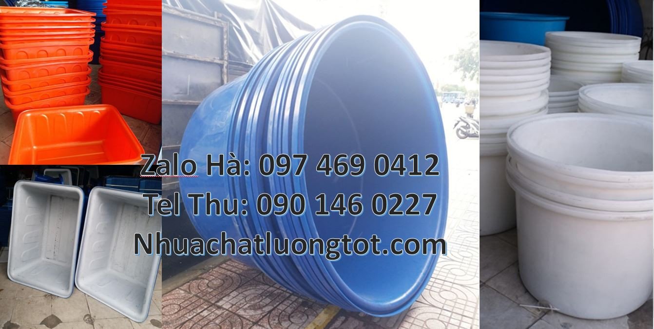 Bán thùng nhựa tròn dung tích lớn 2000l,thùng nhựa hình chứ nhật 1000l