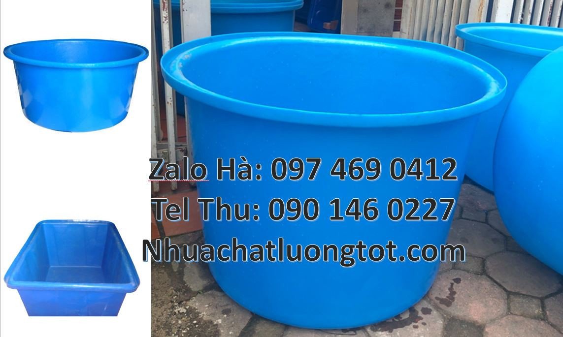 Bán thùng nhựa tròn dung tích lớn 2000l,thùng nhựa hình chứ nhật 1000l