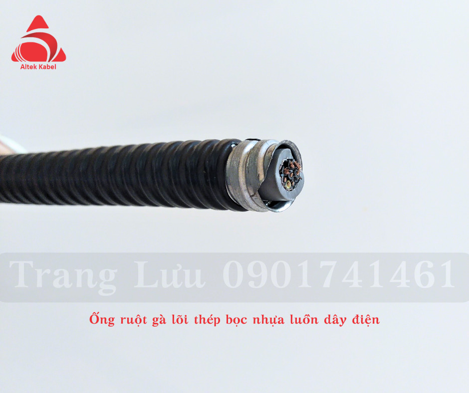 Ống ruột gà lõi thép phi 32 ( phi 1) sẵn hàng Đà Nẵng