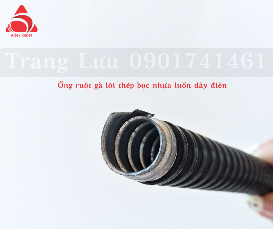 Ống ruột gà lõi thép phi 32 ( phi 1) sẵn hàng Đà Nẵng