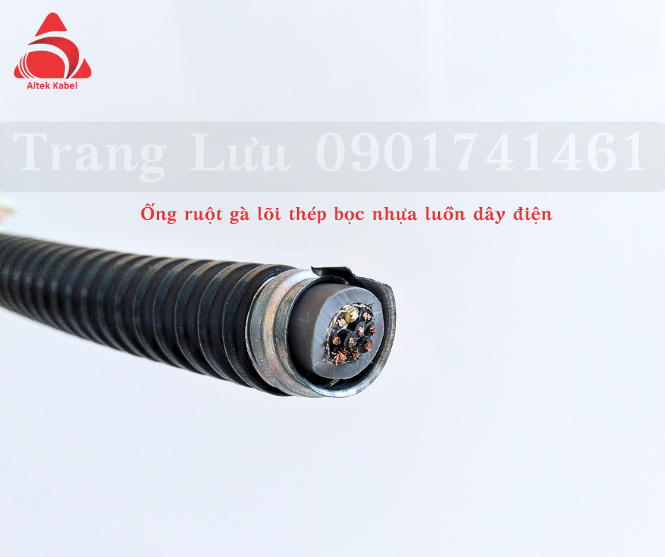 Ống ruột gà lõi thép phi 32 ( phi 1) sẵn hàng Đà Nẵng