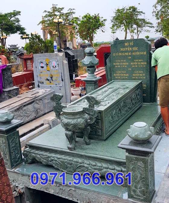 mẫu xây dựng, lắp đặt mẫu mộ đá đẹp bán bạc liêu 5656 - ông bà bố mẹ
