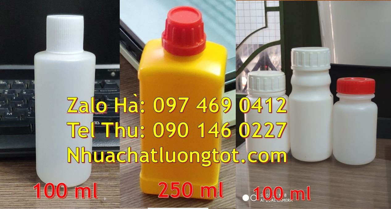 Bán chai nhựa 100ml đựng thuốc thực vật,chai nhựa 250ml đựng dầu vừng