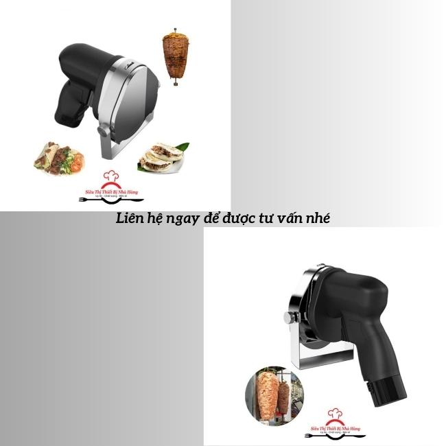 Máy cắt thịt doner kebab không dây chạy pin