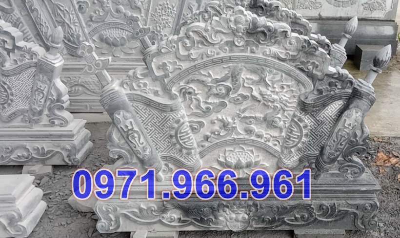 mẫu mộ đôi đơn giản không mái đá đẹp bán lào cai 324 - mộ đôi đá xanh