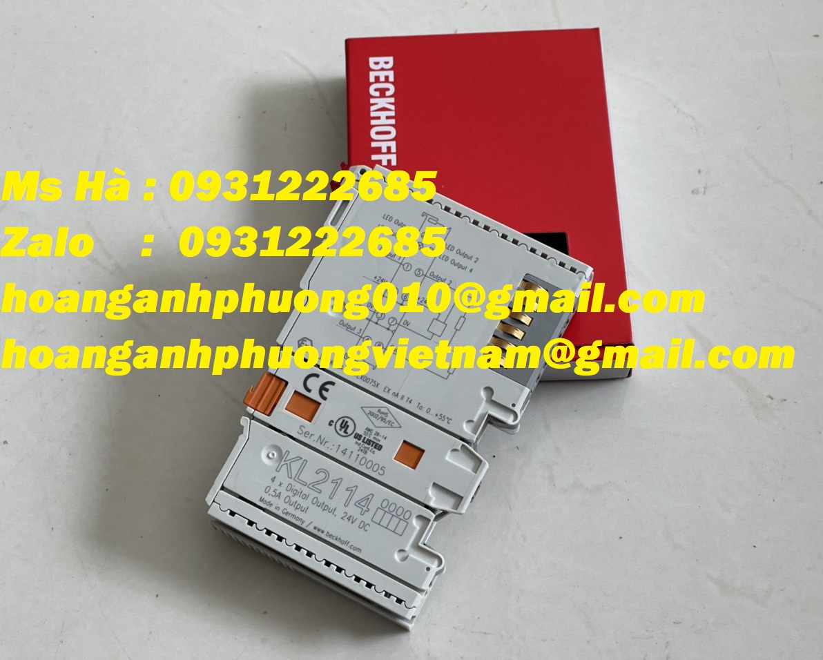 Chuyên phân phối các dòng mô đun beckhoff KL2114 giá rẻ