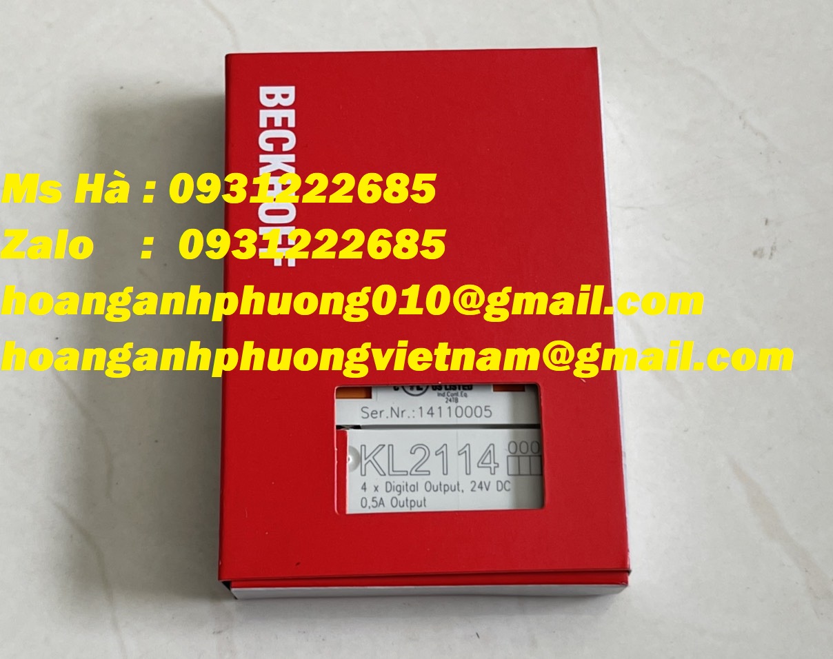 Chuyên phân phối các dòng mô đun beckhoff KL2114 giá rẻ